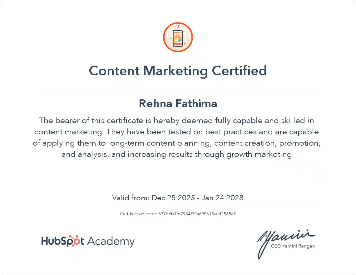 Best Digital Marketer In Abu Dhabi Certifications (4)